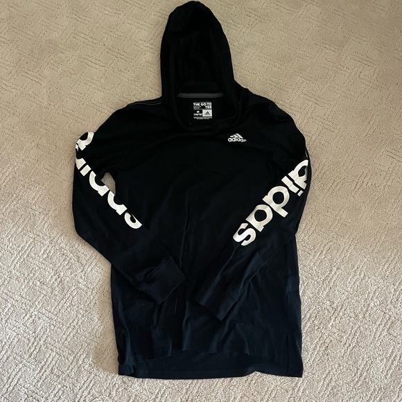 Black adidas long sleeve tee shirt